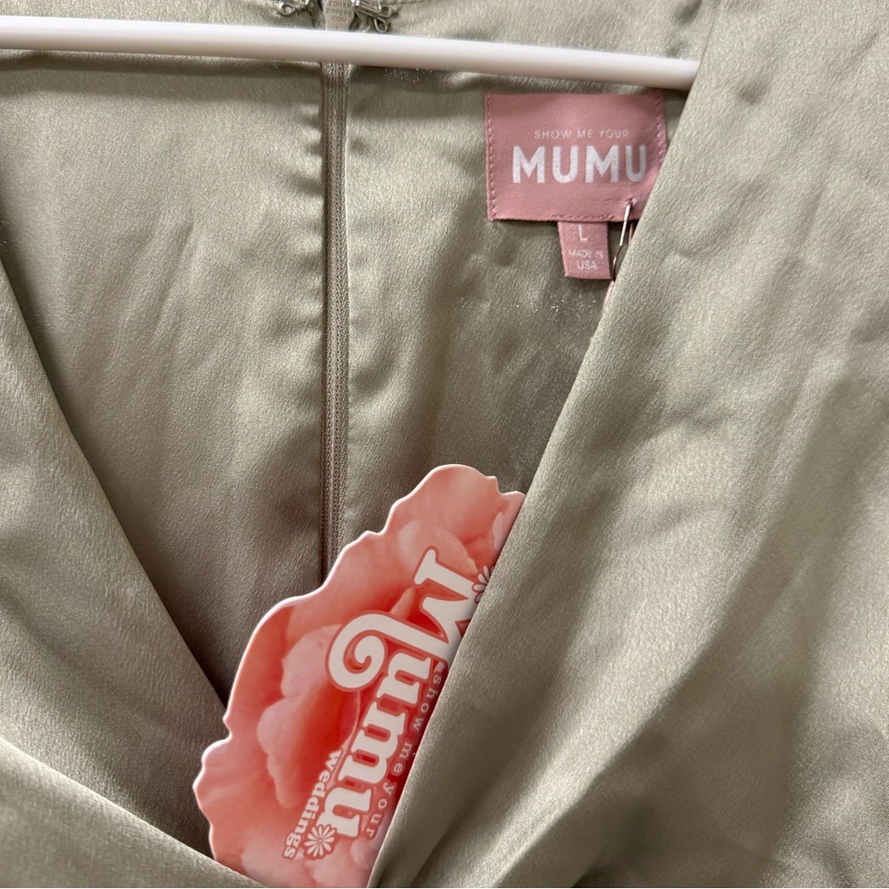 Show Me Your MuMu Sage Green Maxi Dress - Picture 2 of 5